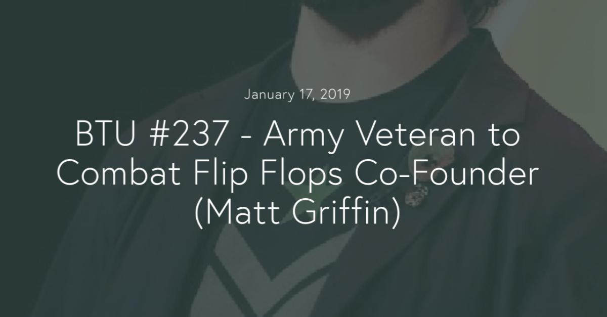 Combat Flip Flops Beyond the Uniform Podcast Image  Blog