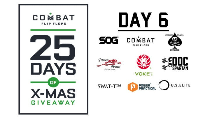 Combat Flip Flops 25 Days of Christmas Giveaway: Day 6