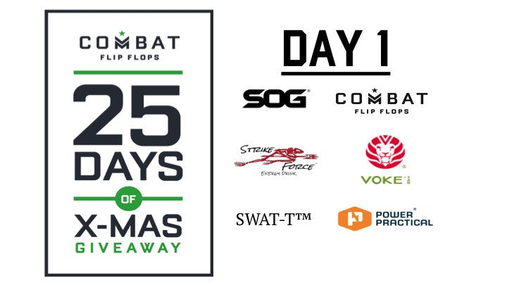 Combat Flip Flops Blog 25 Days of Christmas Giveaway Day 1