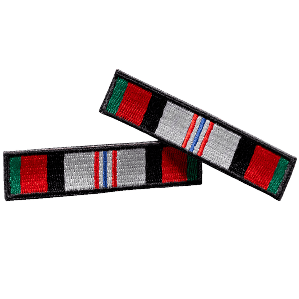 Afghanistan Campaign Ribbon Patch Set – Combat Flip Flops